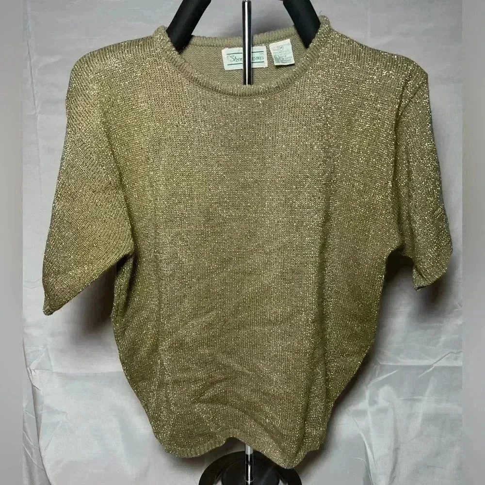 Shenanigans Gold Acrylic Top